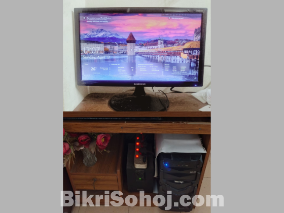 Core i5 PC 6th Gen 8GB Ram 120GB SSD & Samsung 19